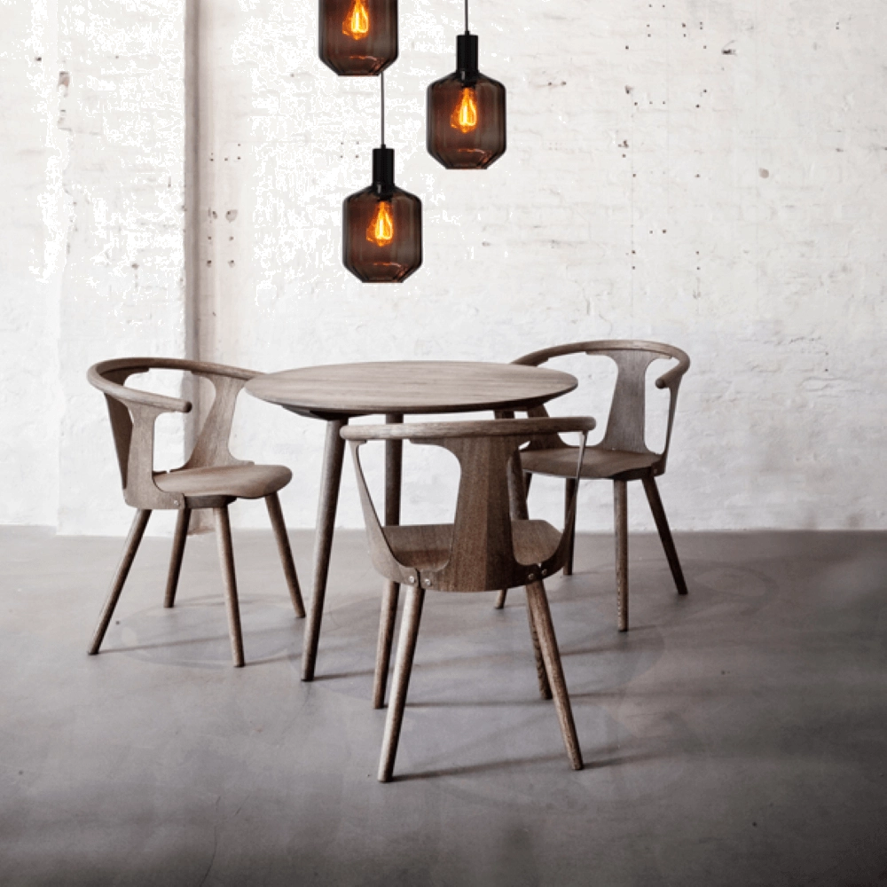 3-light loft hanging lamp - black - Porto with Jagger red glasses - Ø 24cm Masterlight 8718121270821