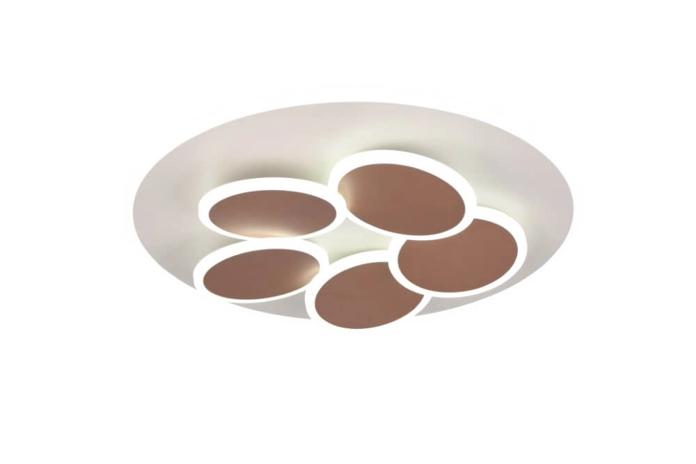 Modern ceiling lamp Mandala copper Ø 48cm Trio 4017807614084