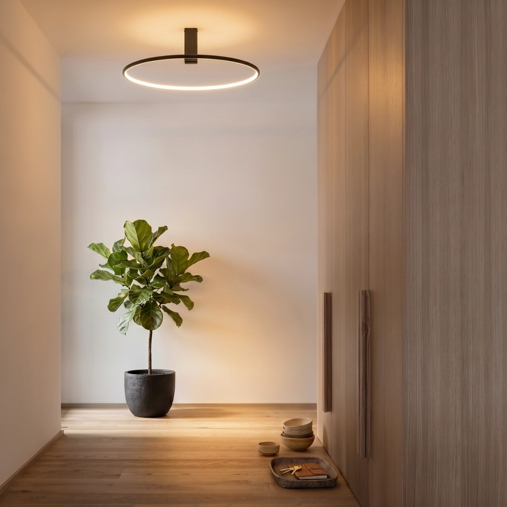 Design ceiling lamp Garve black Ø 60cm