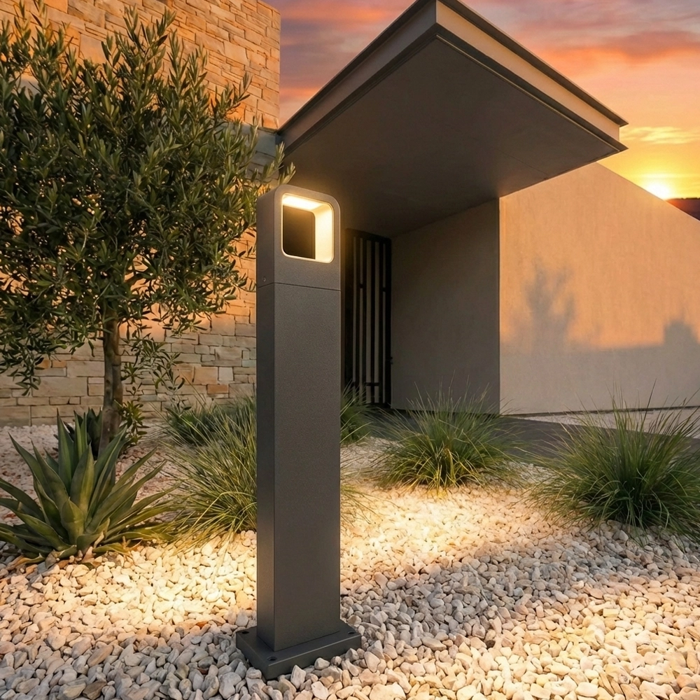 Grey garden lamp Acqua design