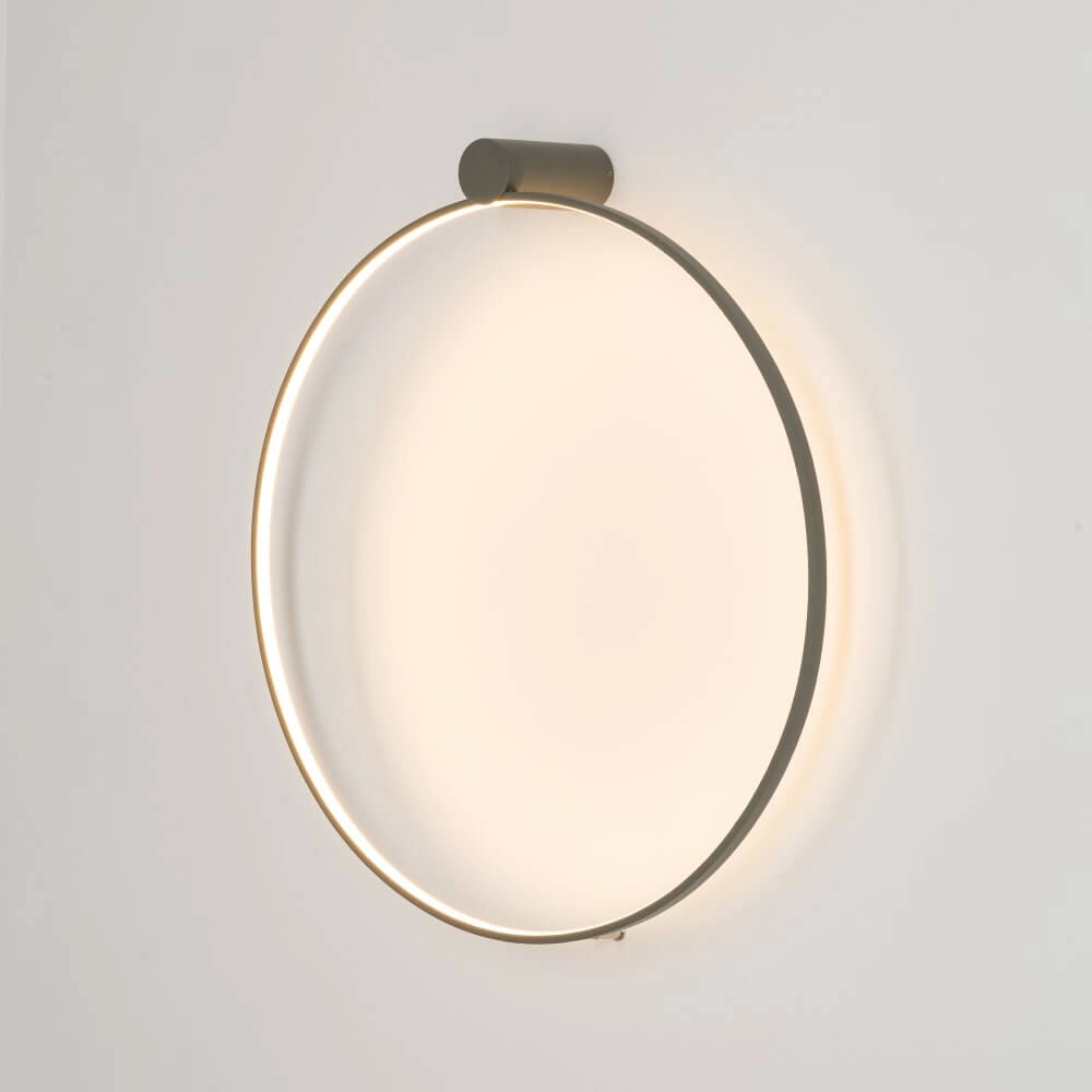 Design wall lamp Circolo M LED olive green Lyora 5903139114028