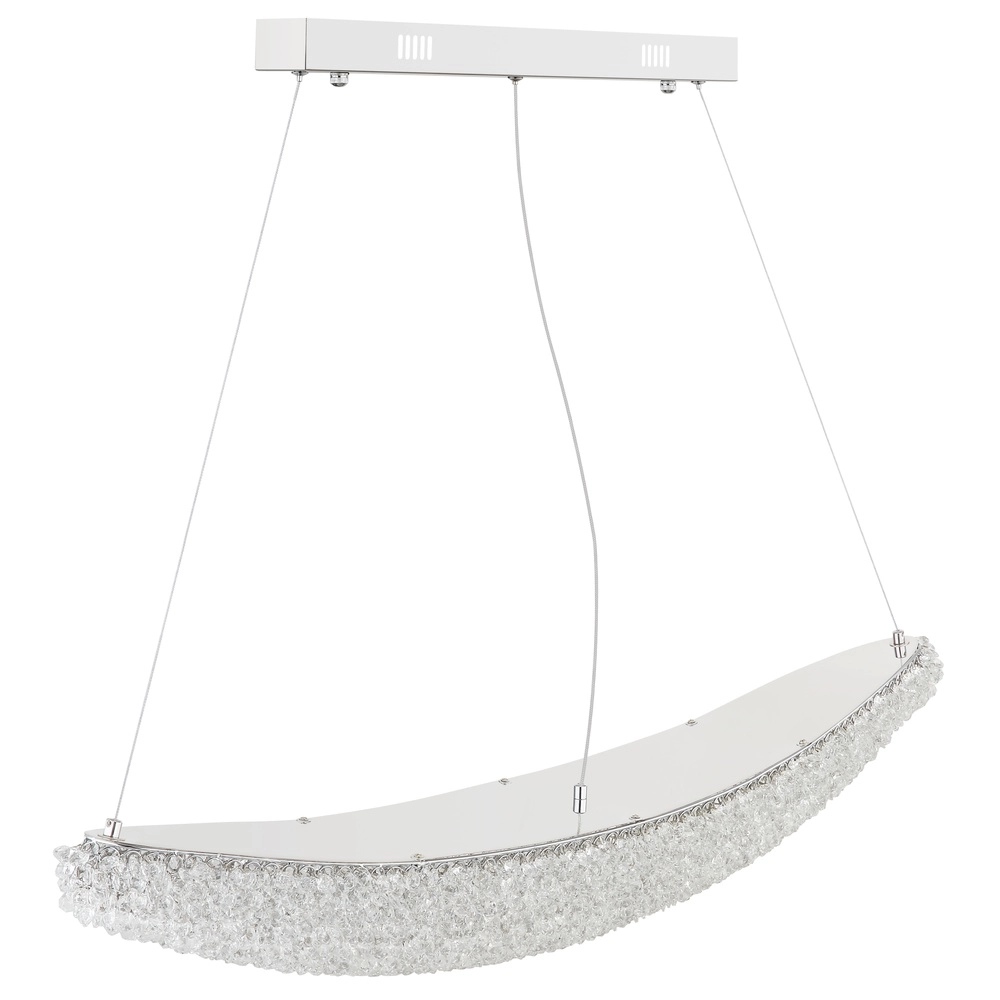Pendant lamp Kristalla chrome Globo 9007371566785