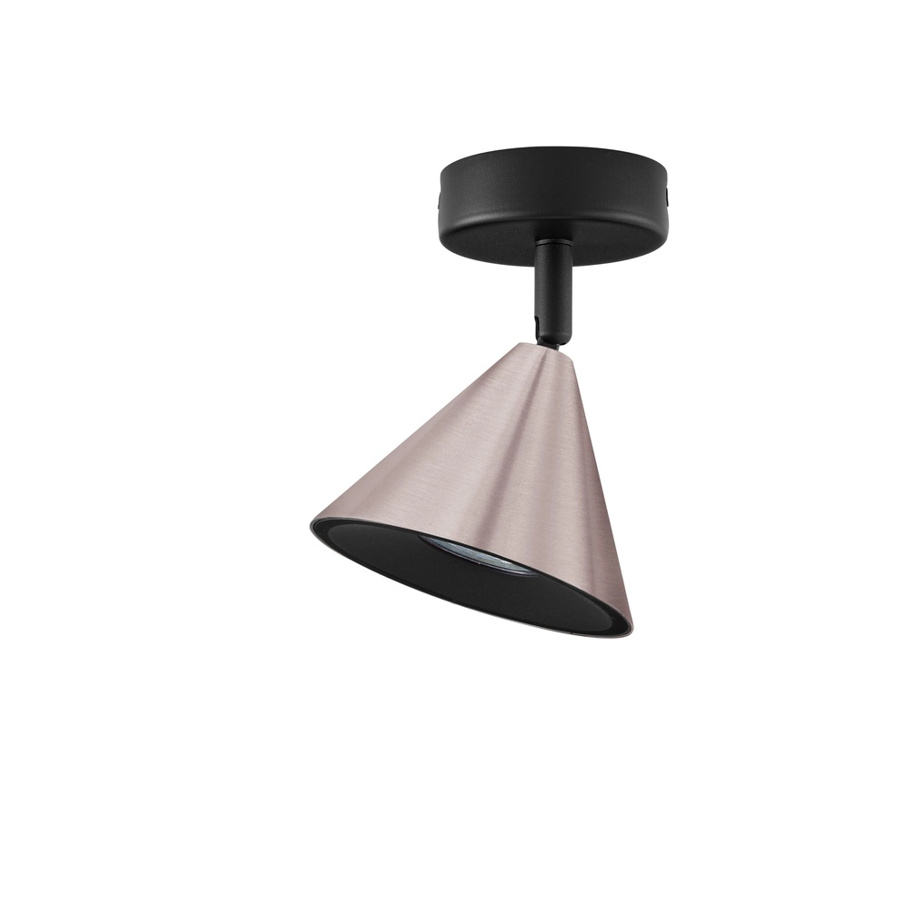 Ceiling lamp Conico black with coffee brown Lyora 5212017475367