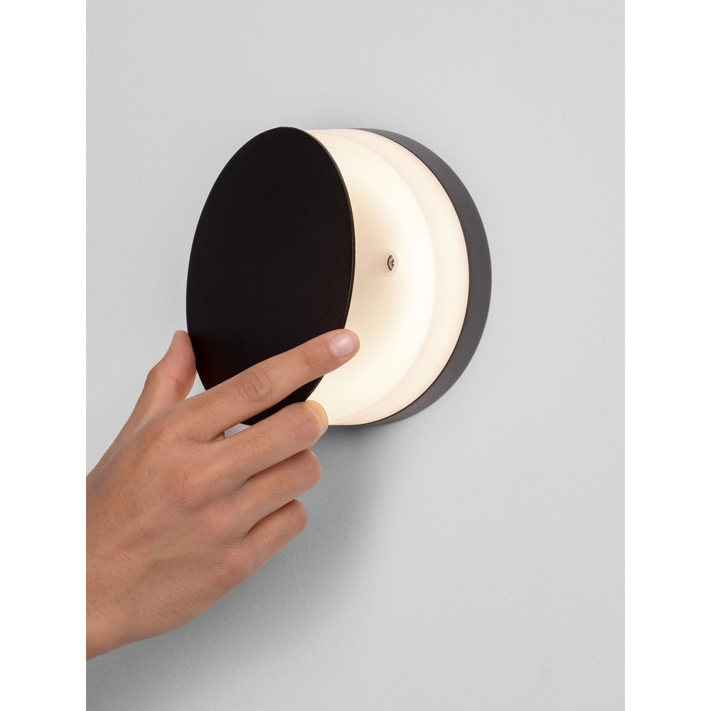 Round wall lamp Oono anthracite Lyora 5212017477170
