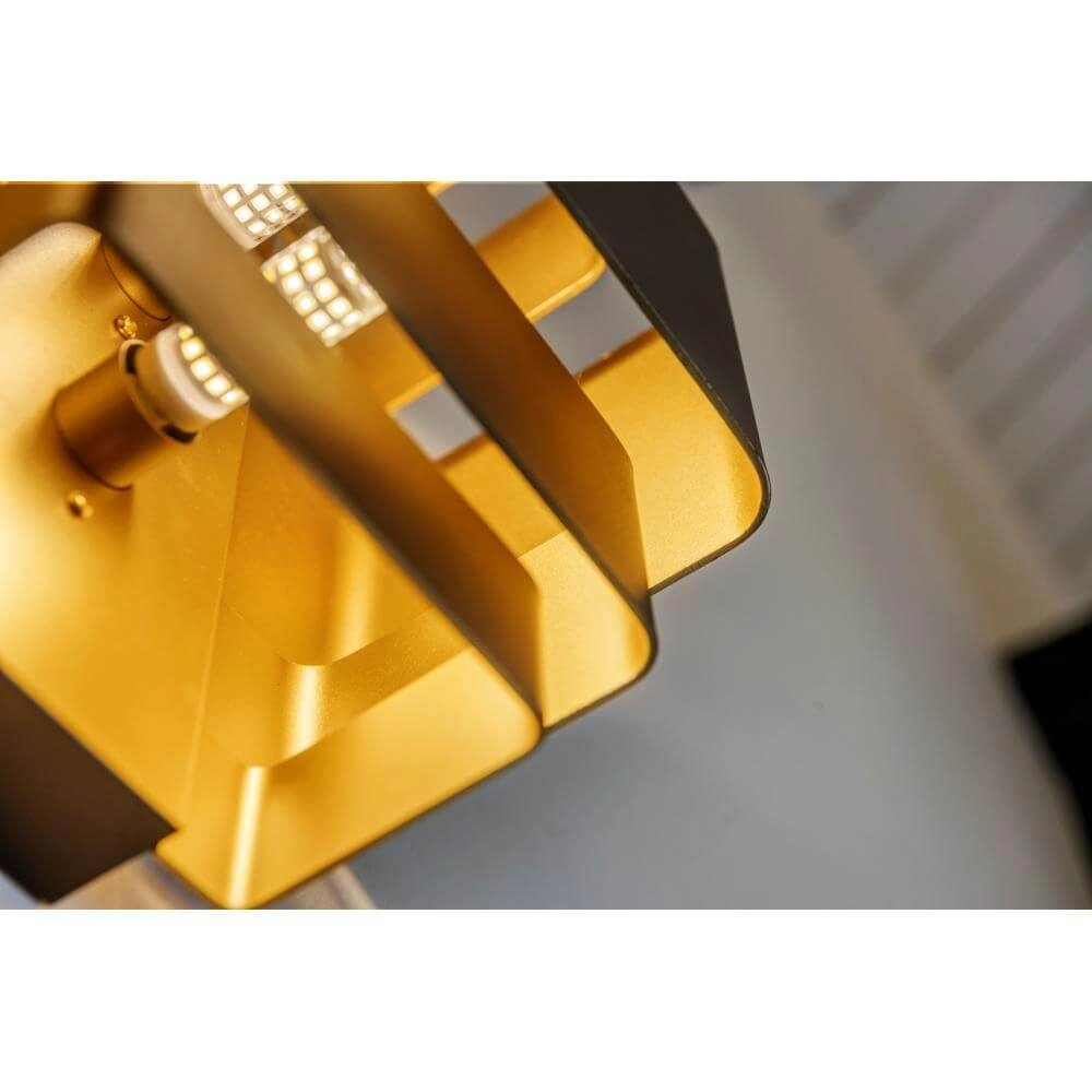 Design wall lamp Layers Black with gold inside Artdelight 8720701101500