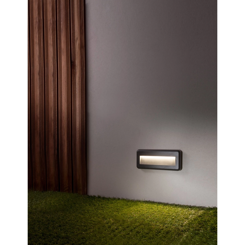 Wall lamp Pulsar rectangle grey