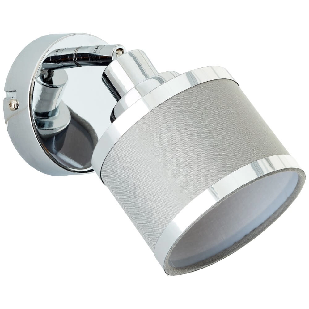 Chrome with gray wall light Alexia design Brilliant 4004353424137