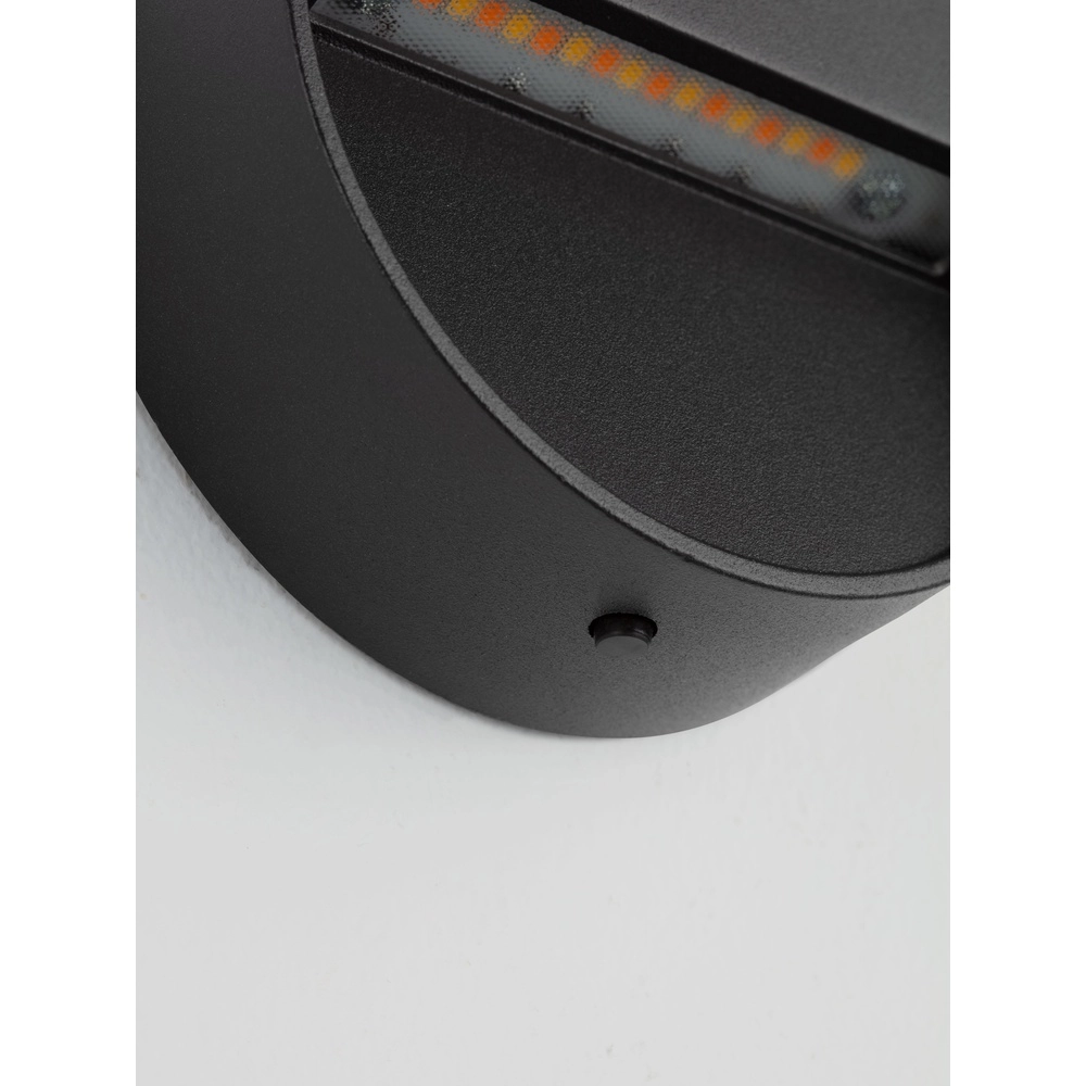 Round wall lamp Sete Black Lyora 5212017497925