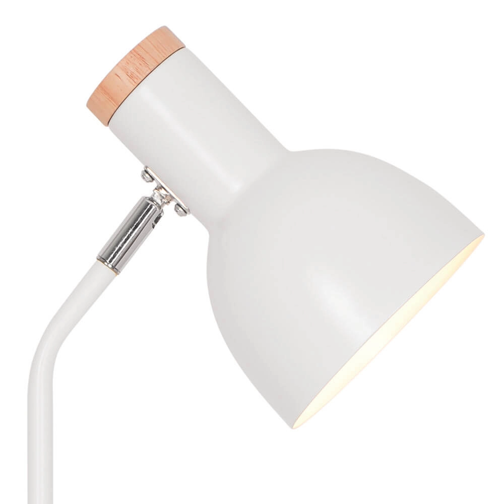 White desk lamp Devone with pen holder Nordlux 5704924024542