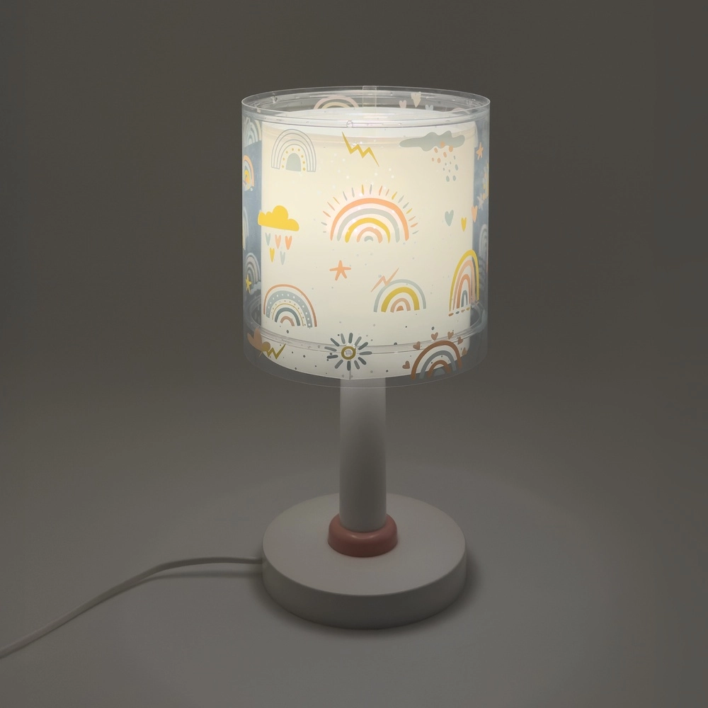 Table lamp Rainbow pink for children's room Dalber 8420406411910