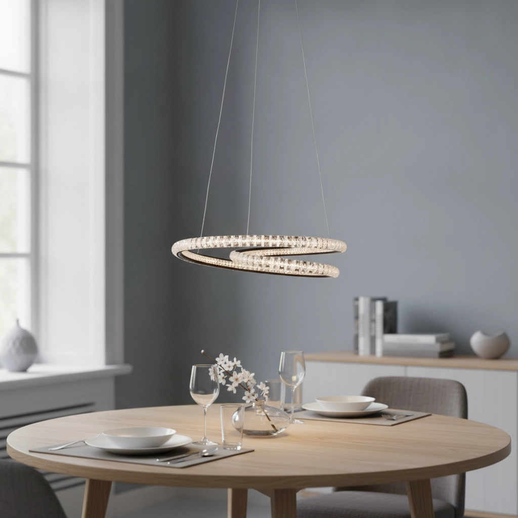 Design pendant lamp Ginevra black Ø 48cm