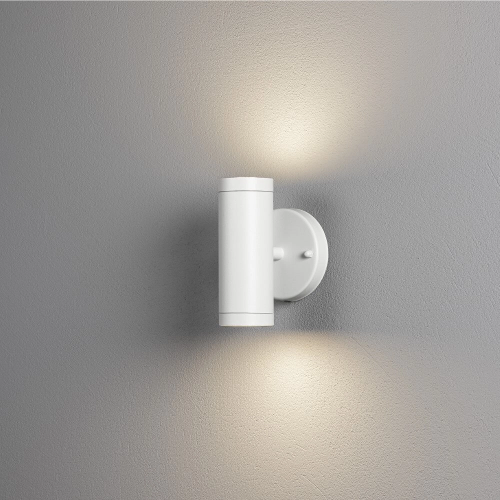 Wall spotlight Modena white 2-light KonstSmide 7318307535259