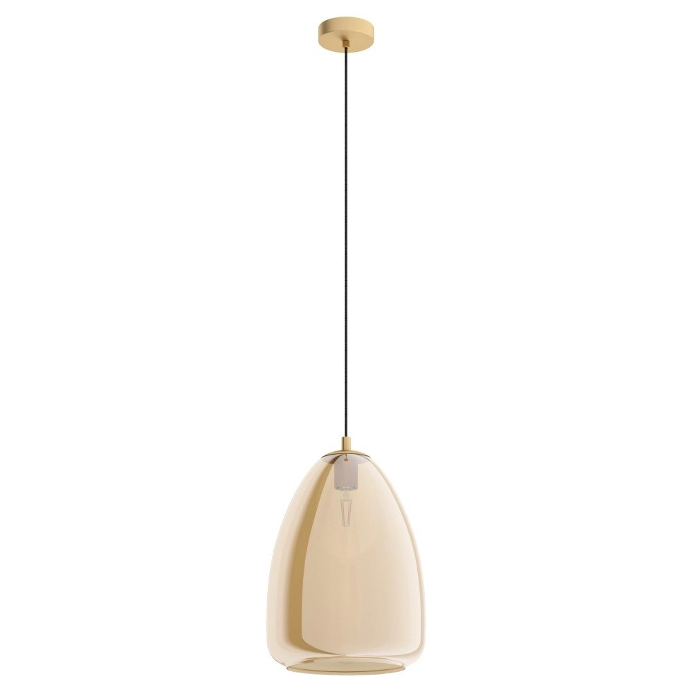 Amber pendant lamp Alobrase Ø 30cm Eglo 9002759986476
