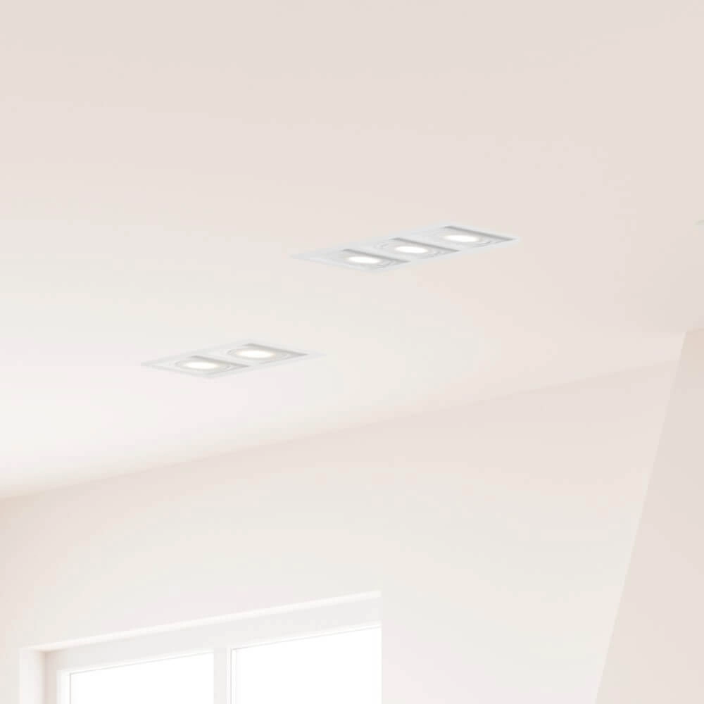 Recessed spotlight Grid 2 white Lyora
