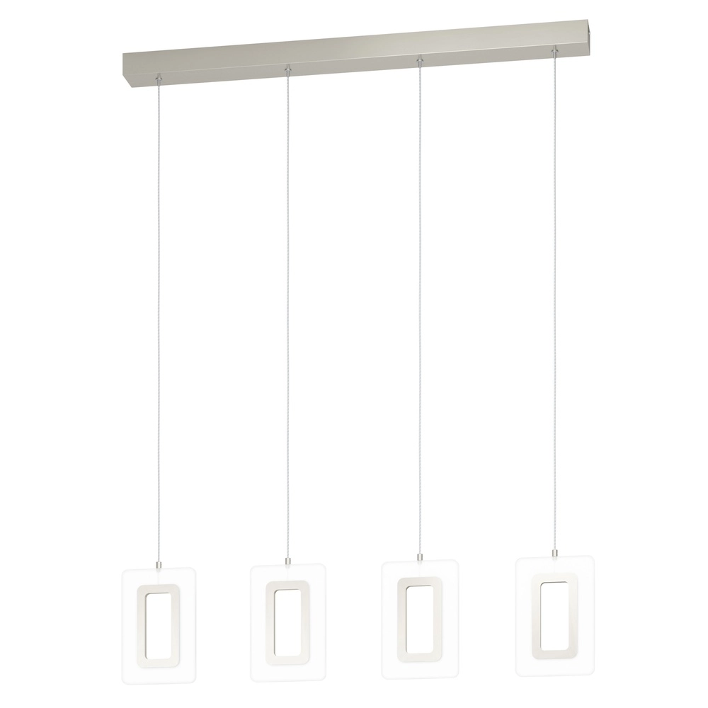 4-light pendant lamp Enaluri nickel