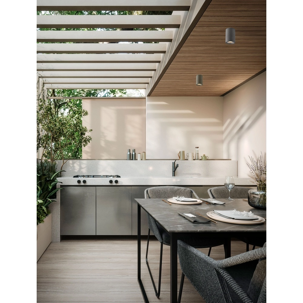 Ceiling spotlight Par black concrete Lyora 5212017469069
