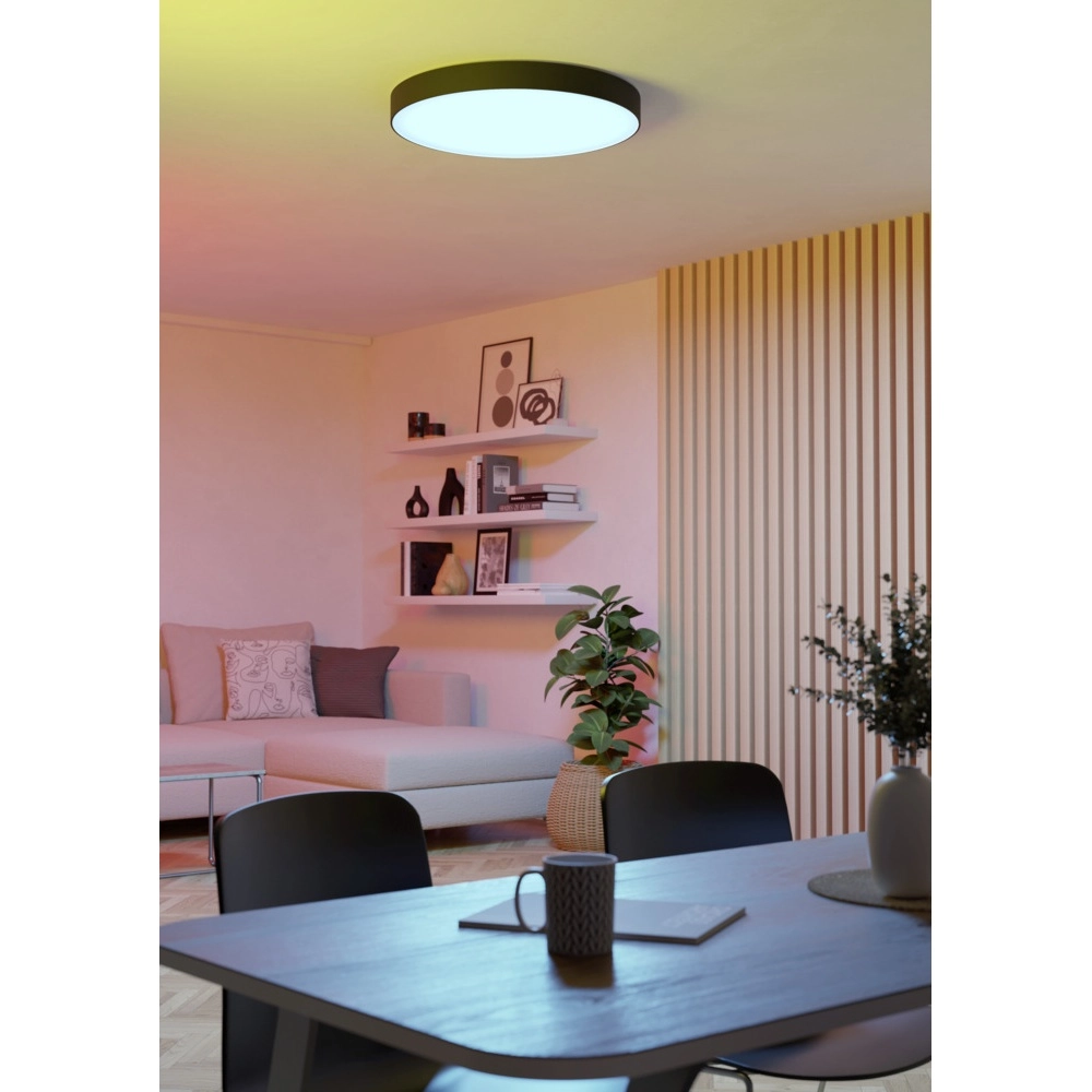 Design ceiling lamp Gallizzi-Z smart black Ø 69cm Eglo 9008606358182