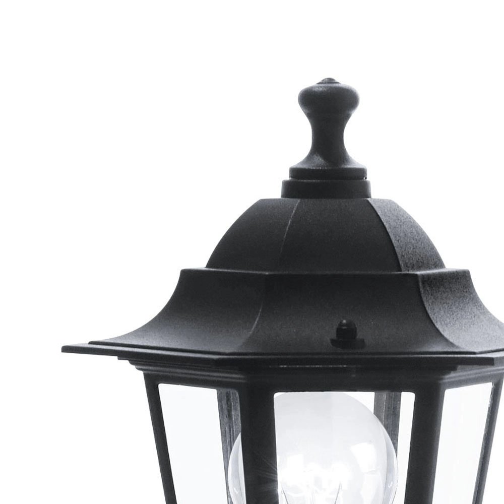 Floor pedestal lamp Laterna 4 40cm black Eglo 9002759224721