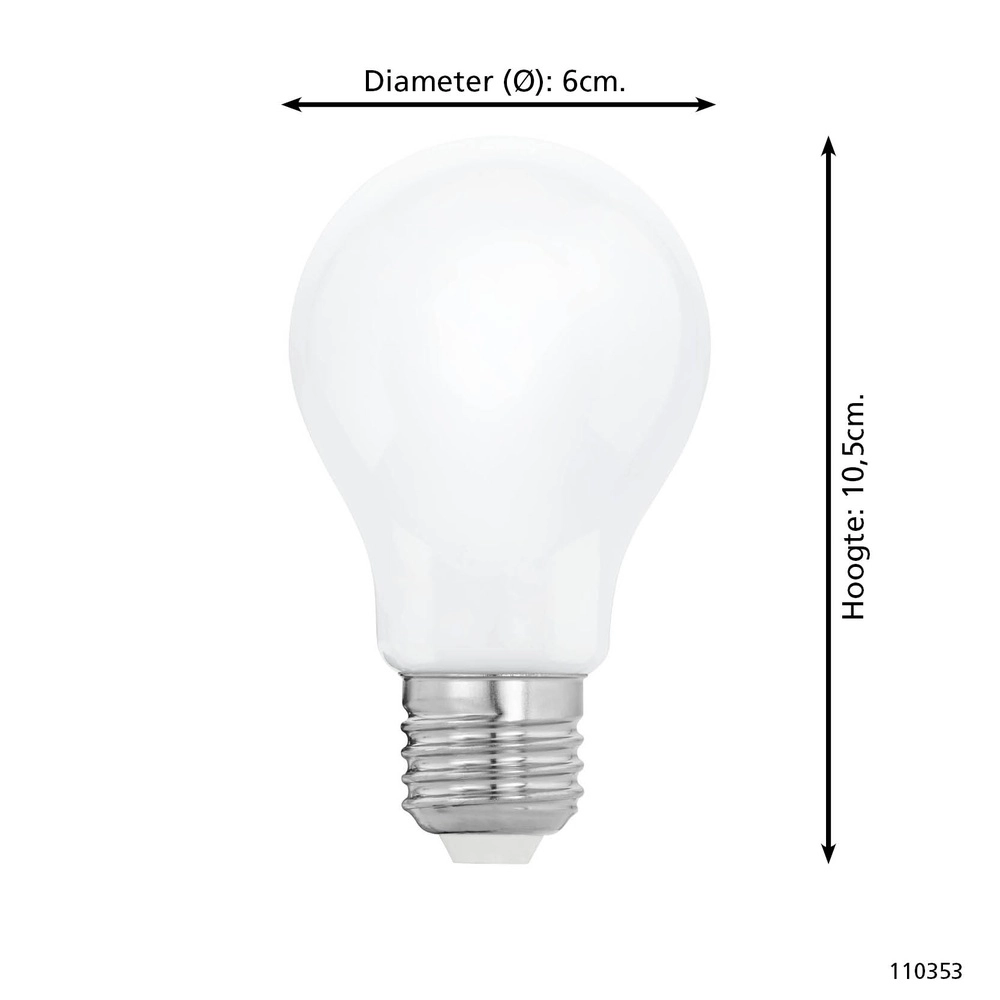 Led lamp ball Zigbee E27 7.5W - 806lm - 3000K - A60 Eglo 9008606362059