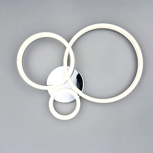 Modern ceiling lamp Mova M chrome Trio 4017807682199