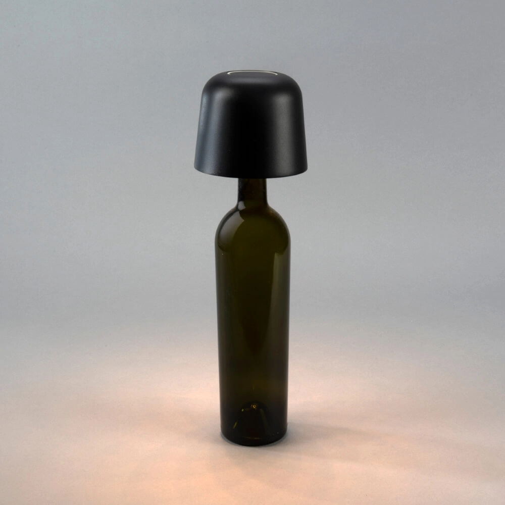 Rechargeable table lamp Biot black with removable cap KonstSmide 7318307845754