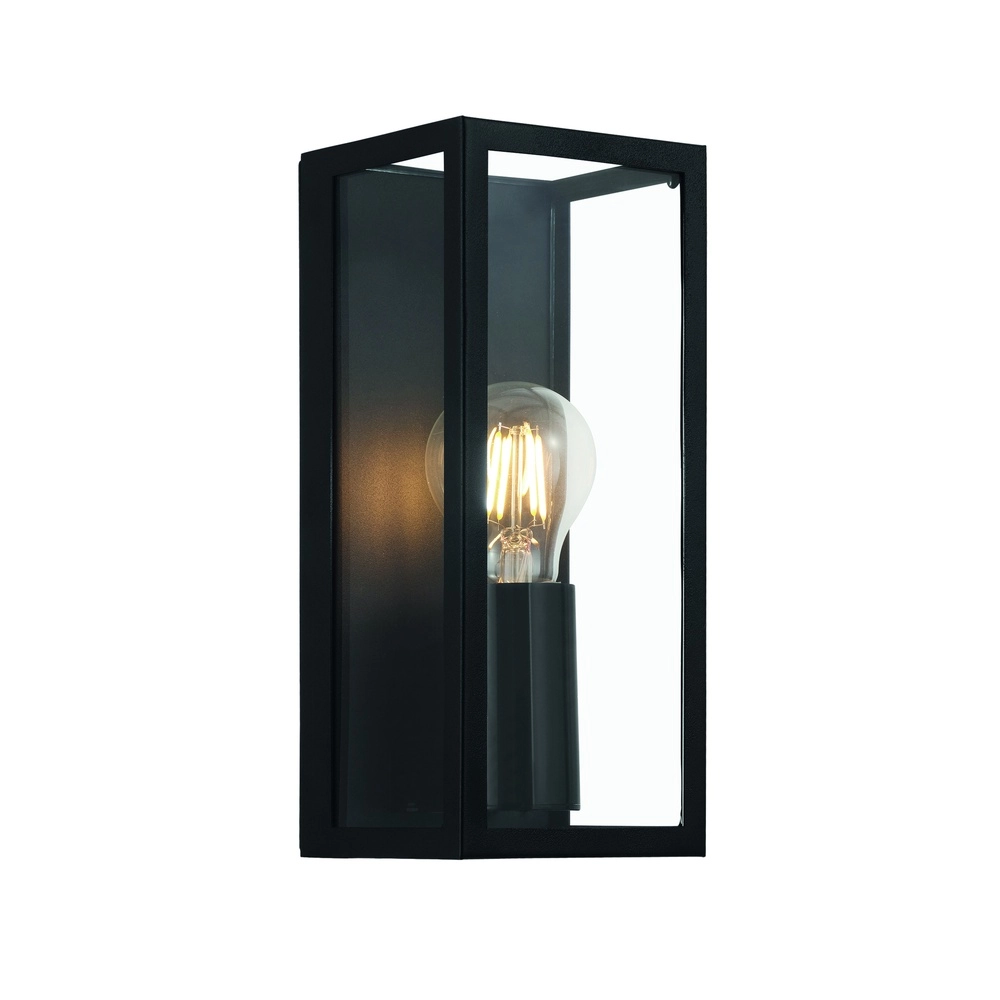 Sleek outdoor lamp Alamonte 2 E27 - black