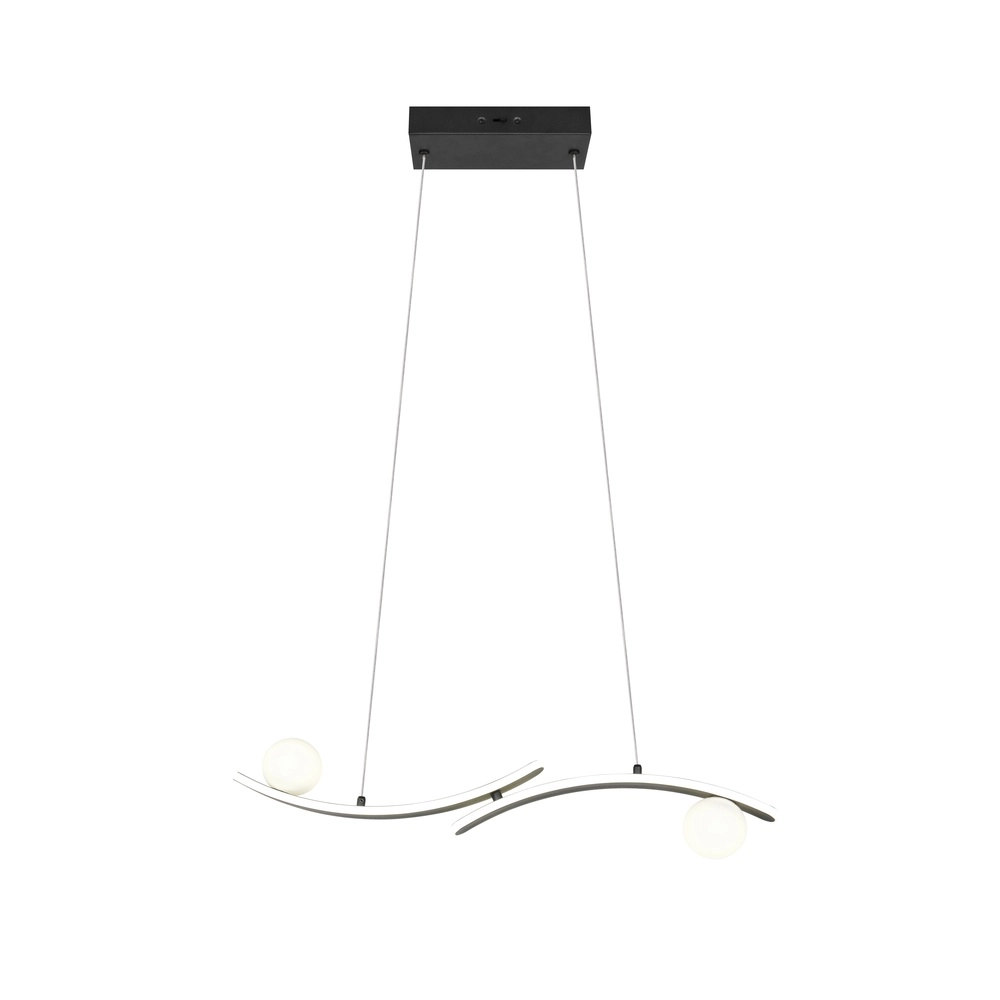 Design pendant lamp Napoli Black Trio 4017807683462
