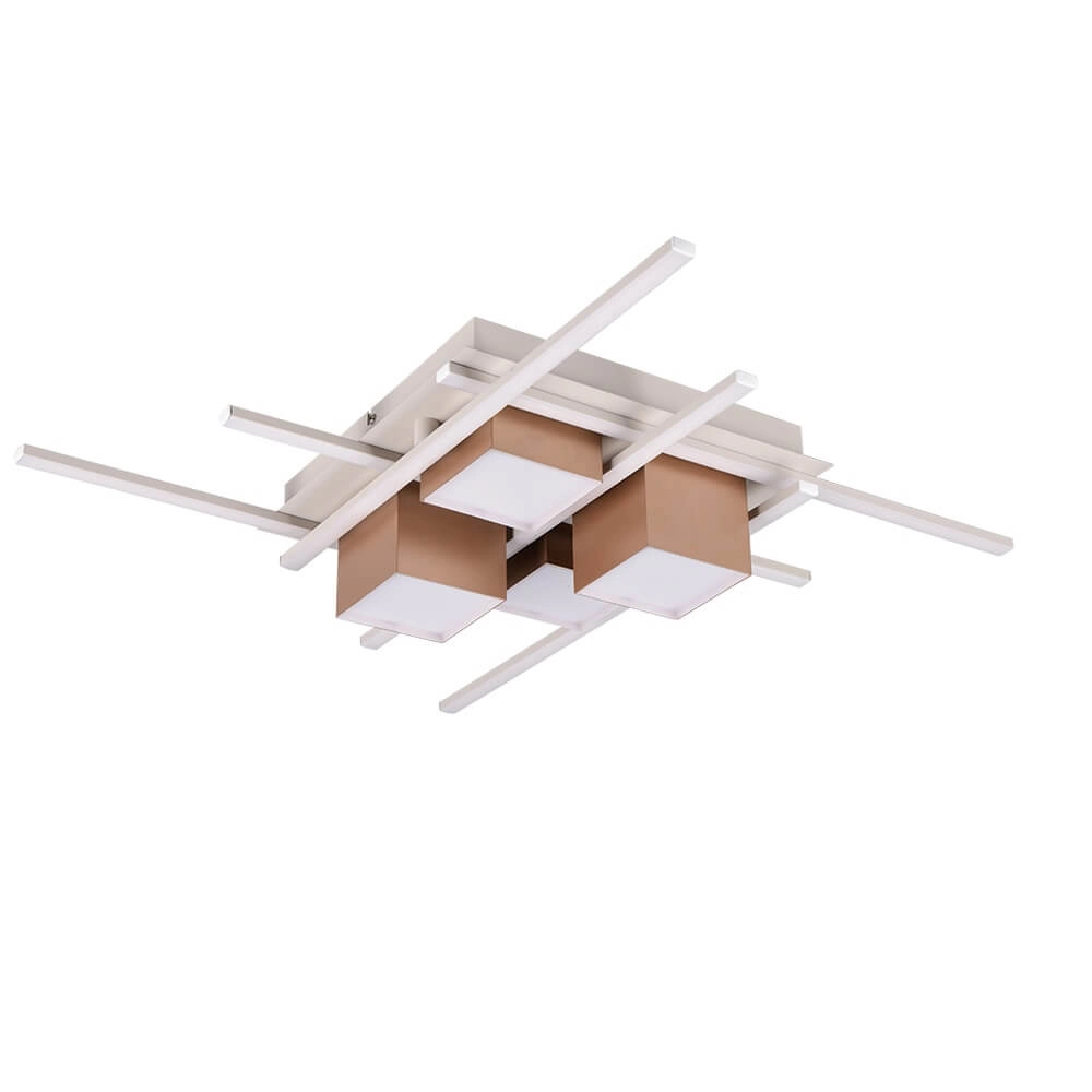Design ceiling lamp Roger coffee brown Trio 4017807640113