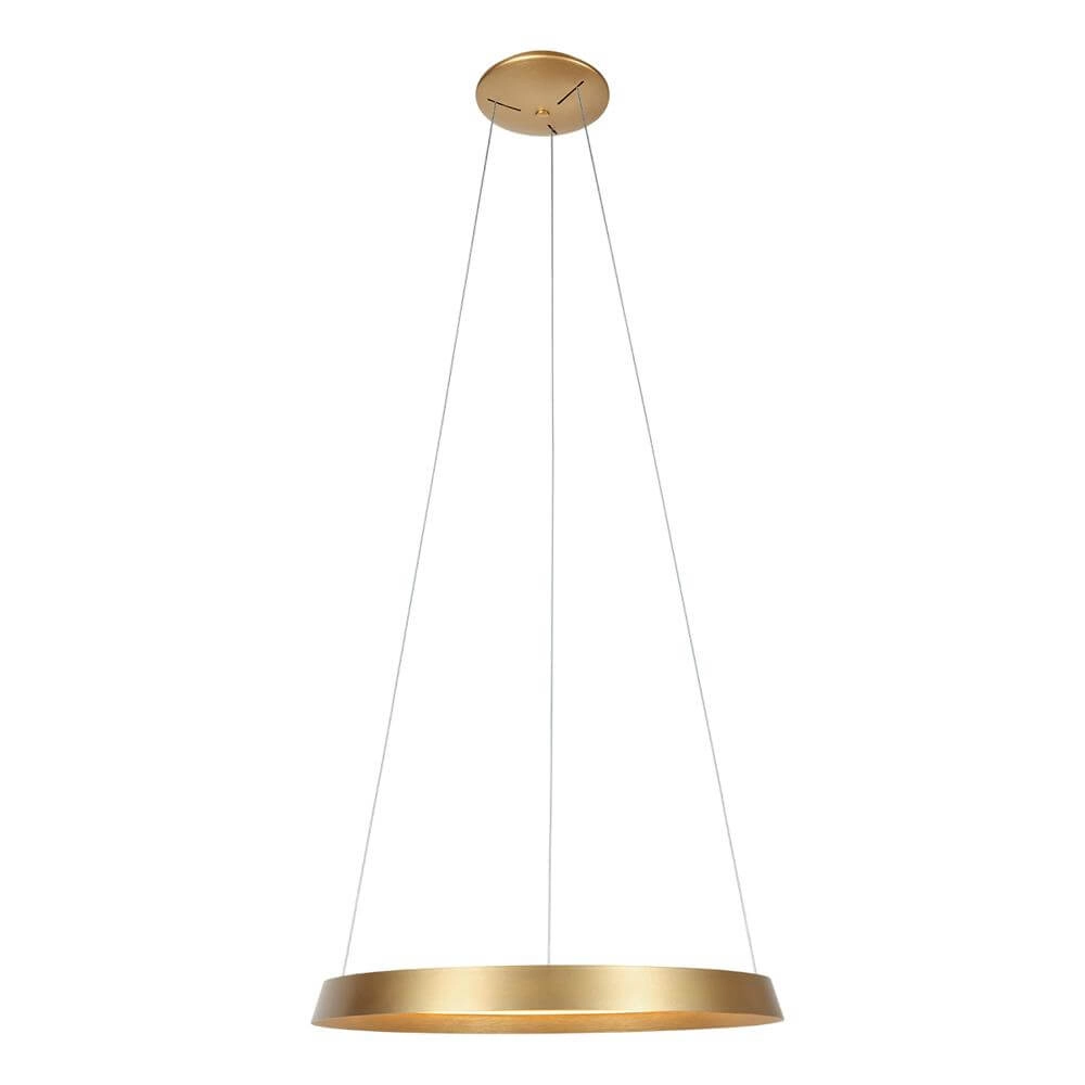 Sleek pendant lamp Ringlux gold Ø 60cm Steinhauer 8712746171969
