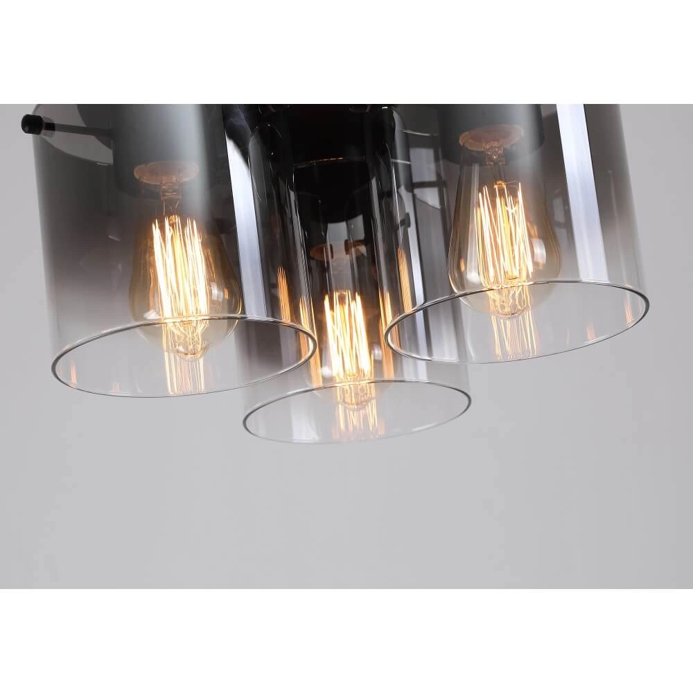 Black ceiling lamp Sweden 3-light Searchlight 5053423271651