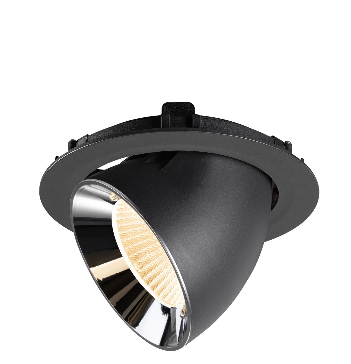 Recessed spotlight Numinos Gimble XL black/chrome 2700K - 40deg SLV 4024163308854