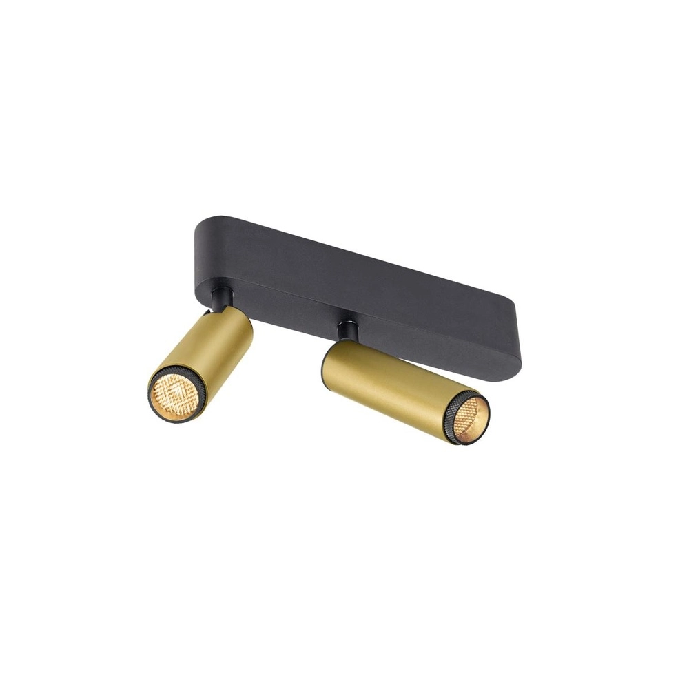 Surface-mounted spot Grip! S 2-light gold 2700K