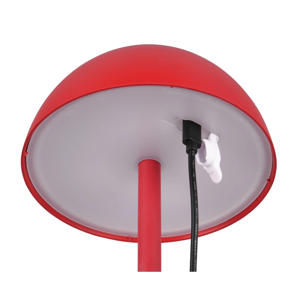 Table lamp Ricardo red Ø 13.5cm Trio 4017807601817