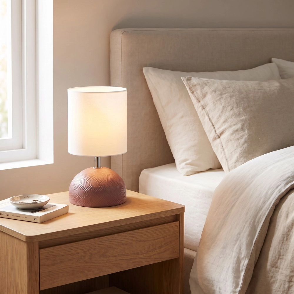 Table lamp Romanoro pink
