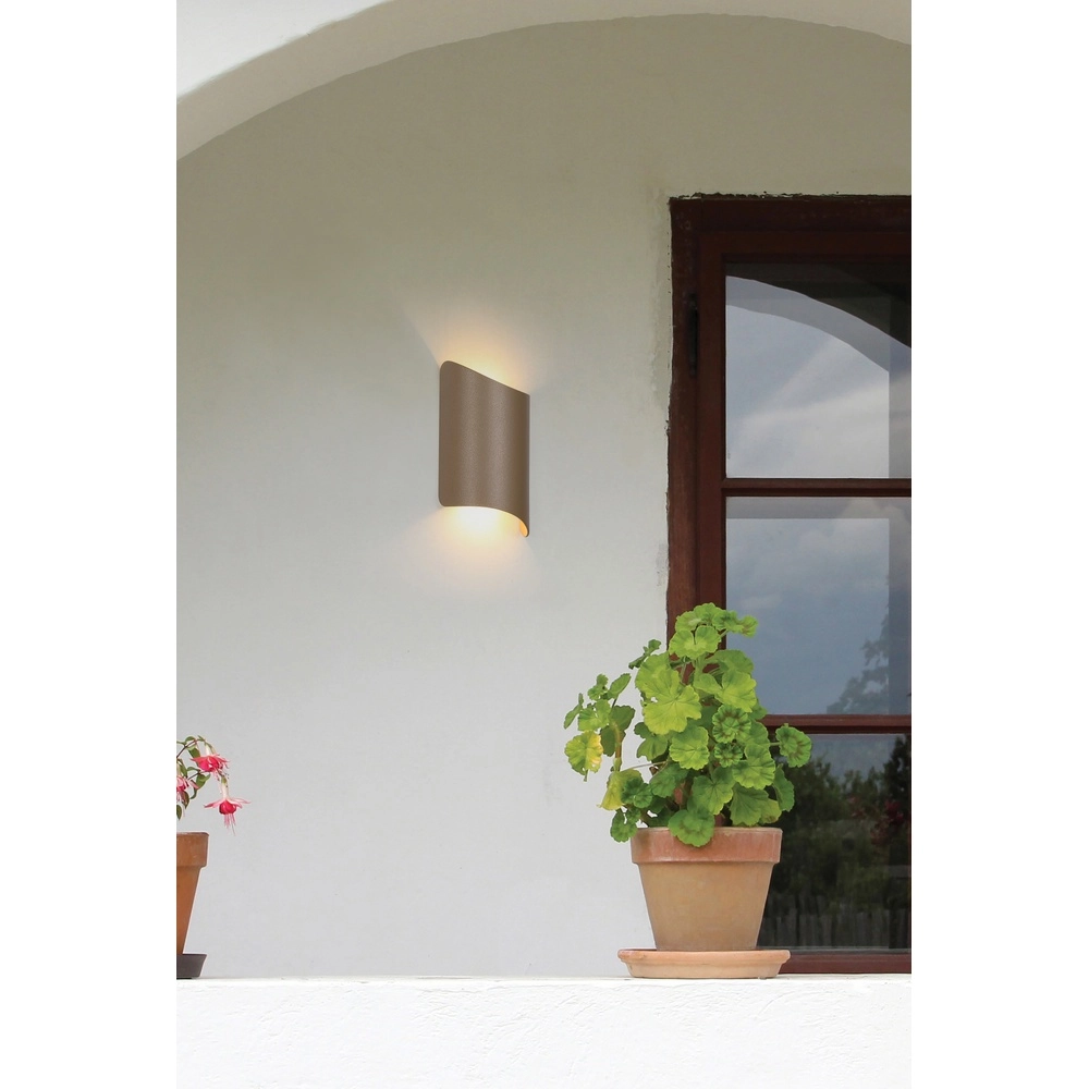Champagne wall lamp Shard design Searchlight 5053423298351