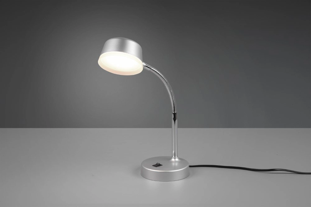 LED desk lamp Kiko silver gray Trio 4017807480993
