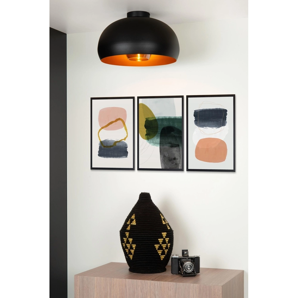 Ceiling lamp Sharan Ø 38cm black Lucide 5411212302922