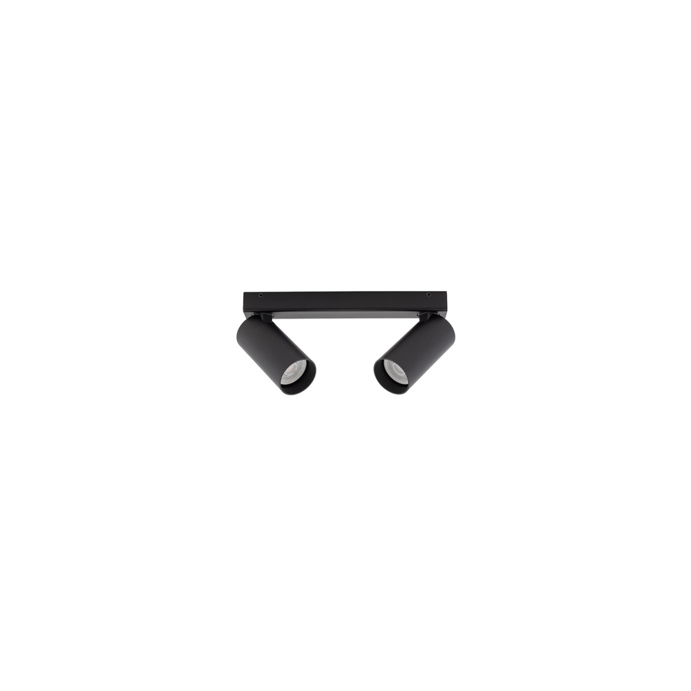 Surface-mounted spot 2x GU10 Fourty Black Lyora 5903139107372