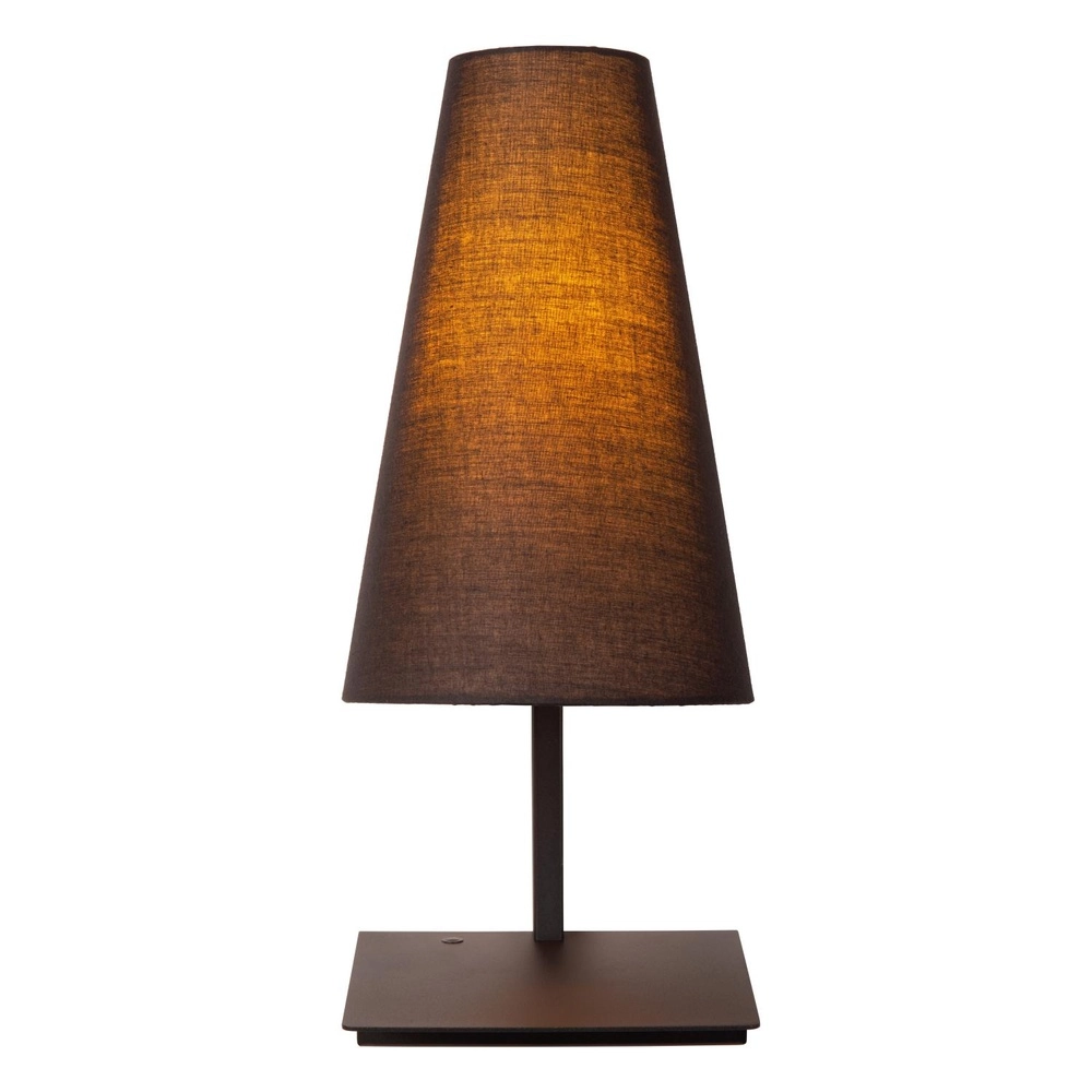 Design bedside lamp Gregory black with USB charging point Lucide 5411212303370