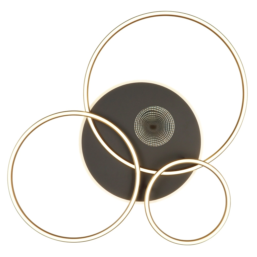Modern ceiling lamp Invertina gold 90cm Globo 9007371572403