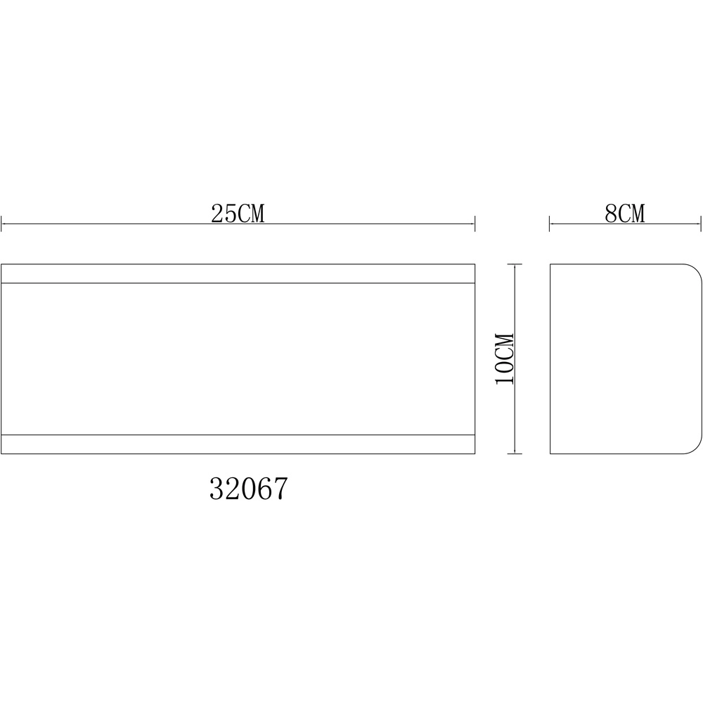 Design wall lamp Phelps white Globo 9007371578832