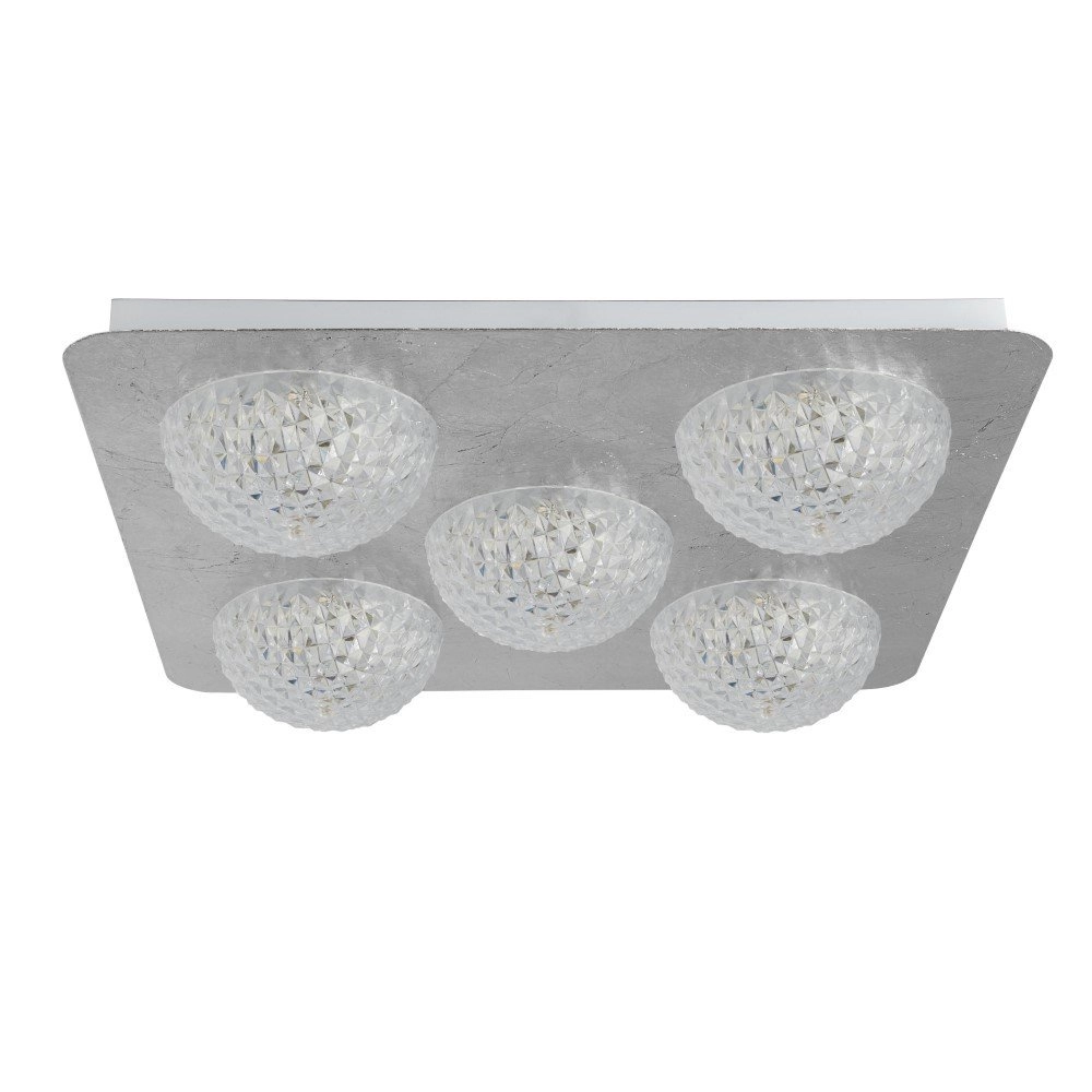 Design ceiling lamp Celestia 5-light grey Searchlight 5053423164571