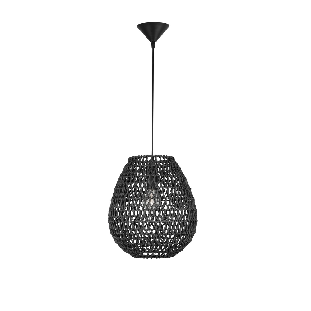 Bohemian pendant lamp Griffin black Lyora 5212017421357
