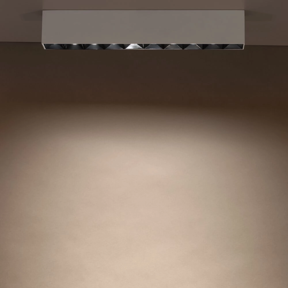 White surface-mounted spotlight Midi Led 10x1 LEDs - 3000K Lyora 5903139100502