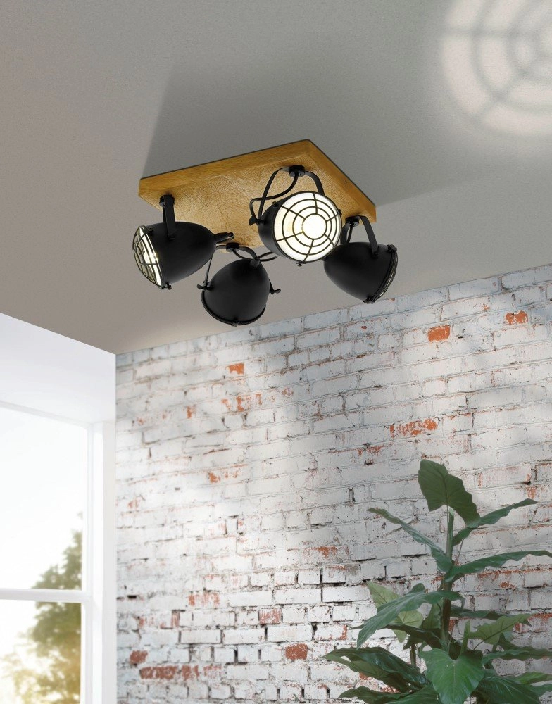 Ceiling light Gatebeck 4 lights Eglo 9002759490799