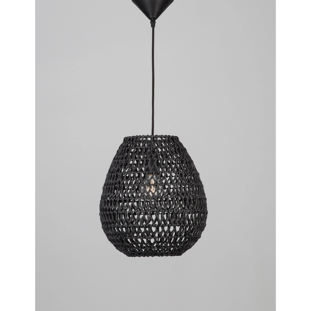 Bohemian pendant lamp Griffin black Lyora 5212017421357