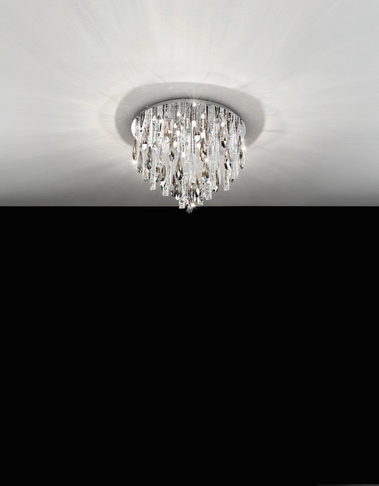 Ceiling light Calaonda with crystal Stars of Light 9002759934330