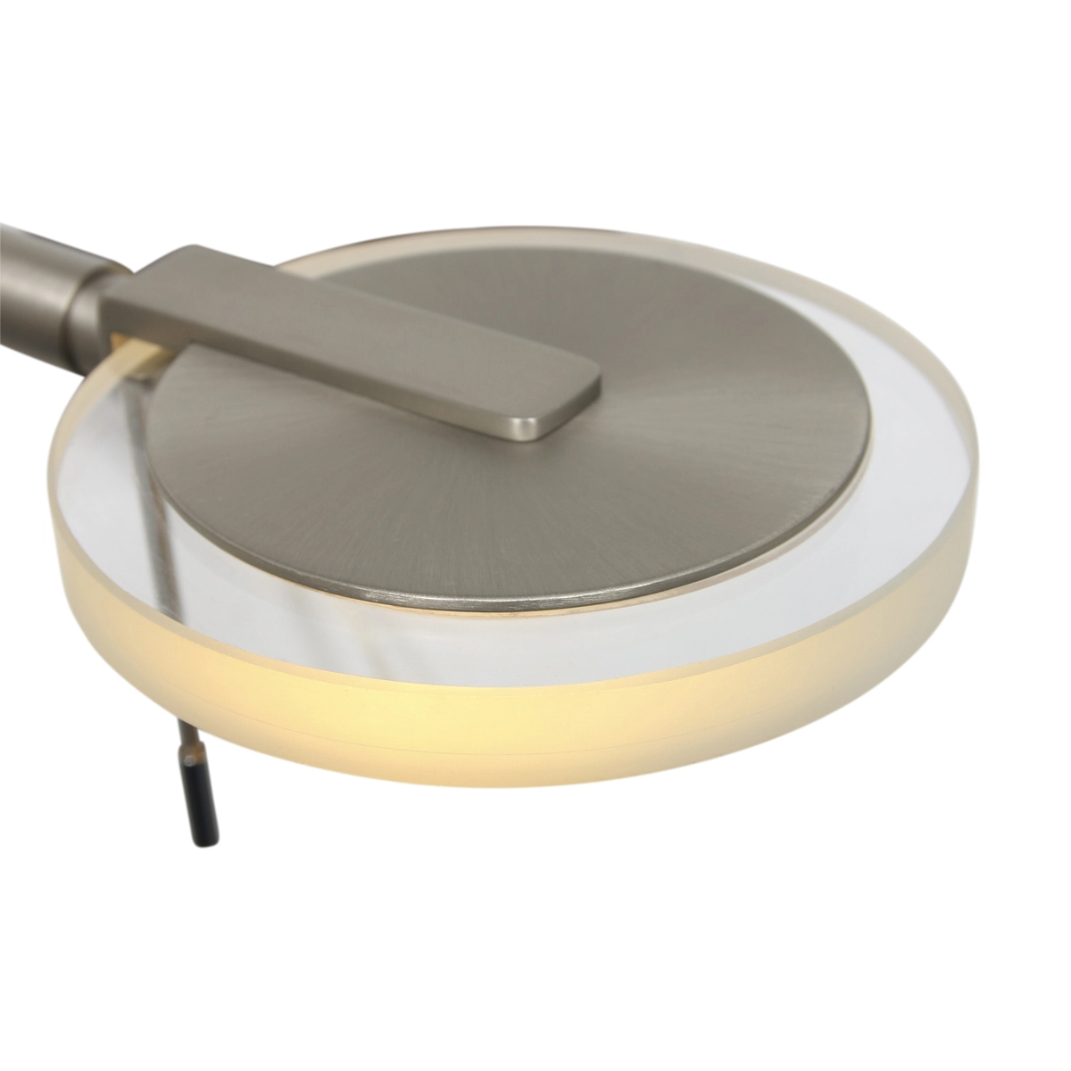 LED wall reading lamp Turound 10w - 2700K - 62cm stainless steel clear glass Steinhauer 8712746133370