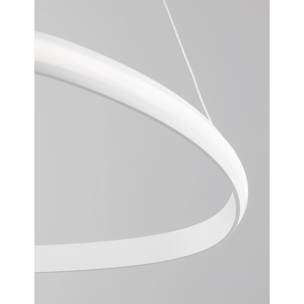 Design pendant lamp Aries white Ø 74cm Lyora 5212017419828
