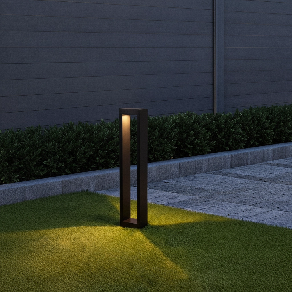 Black garden lamp Dolix 60cm - 3000K